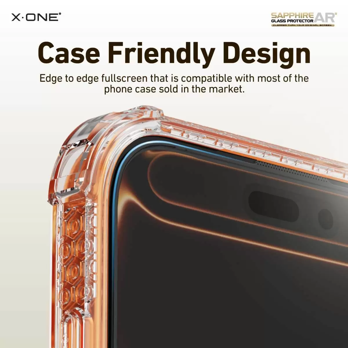 Protecteur d'&eacute;cran en verre tremp&eacute; Sapphire AR+