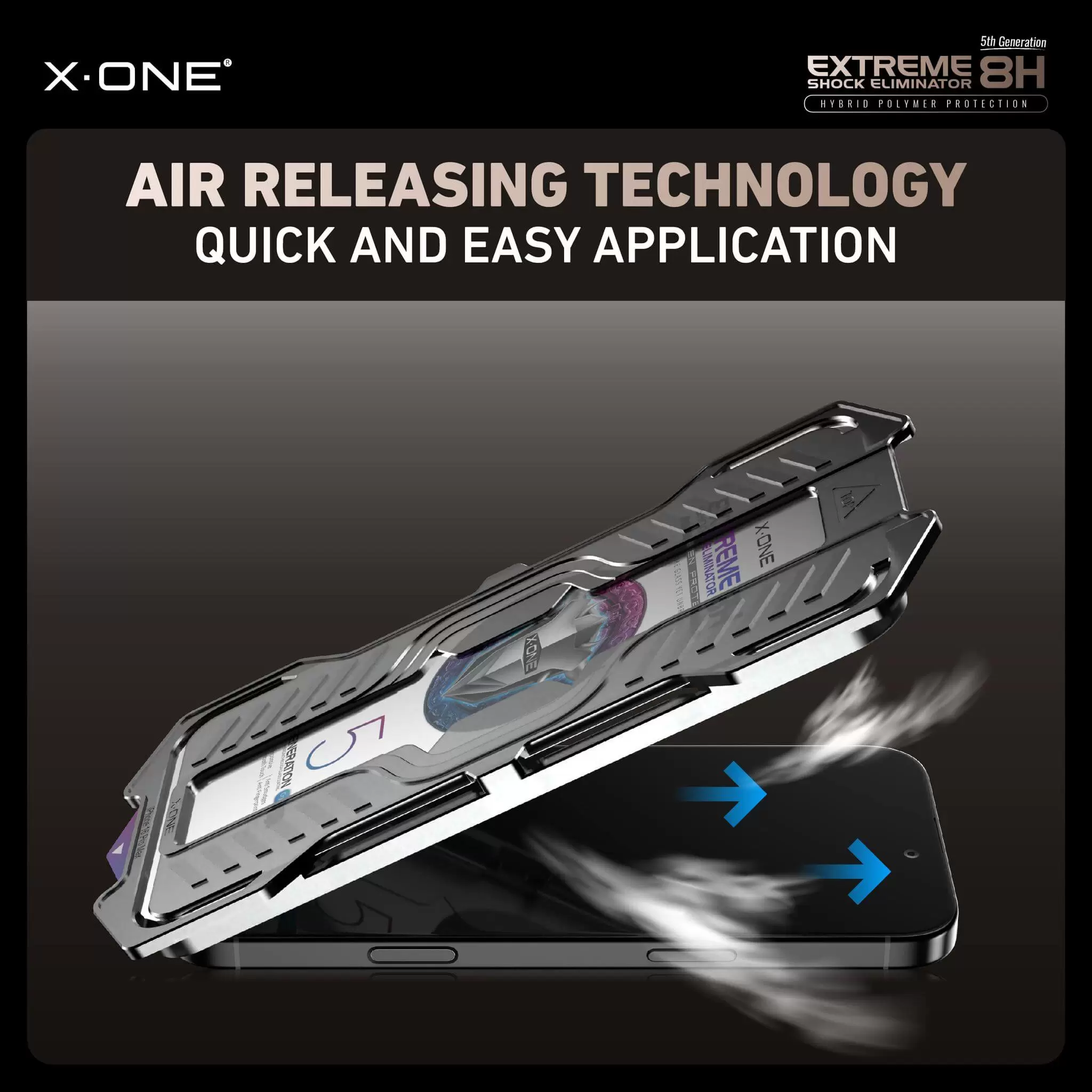 Extreme Shock Eliminator 8H avec kit d'installation - Clear HD