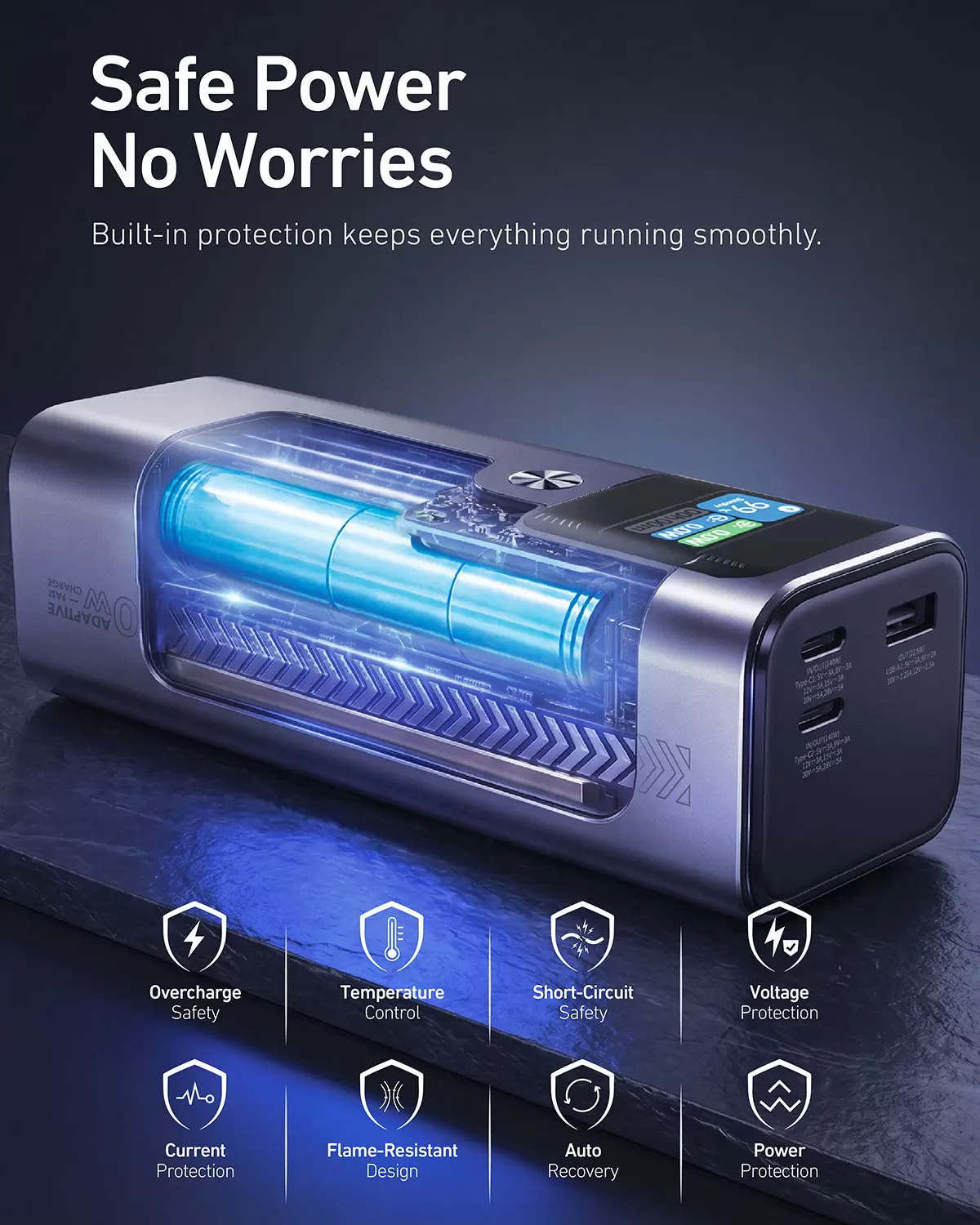 Batterie externe Stellar 140W 27600mAh