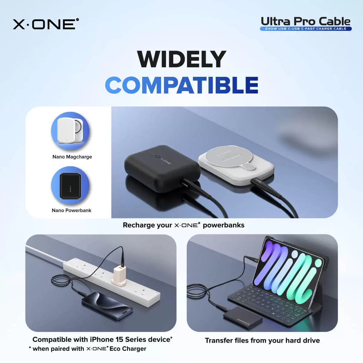C&acirc;ble Ultra Pro 240W C vers C