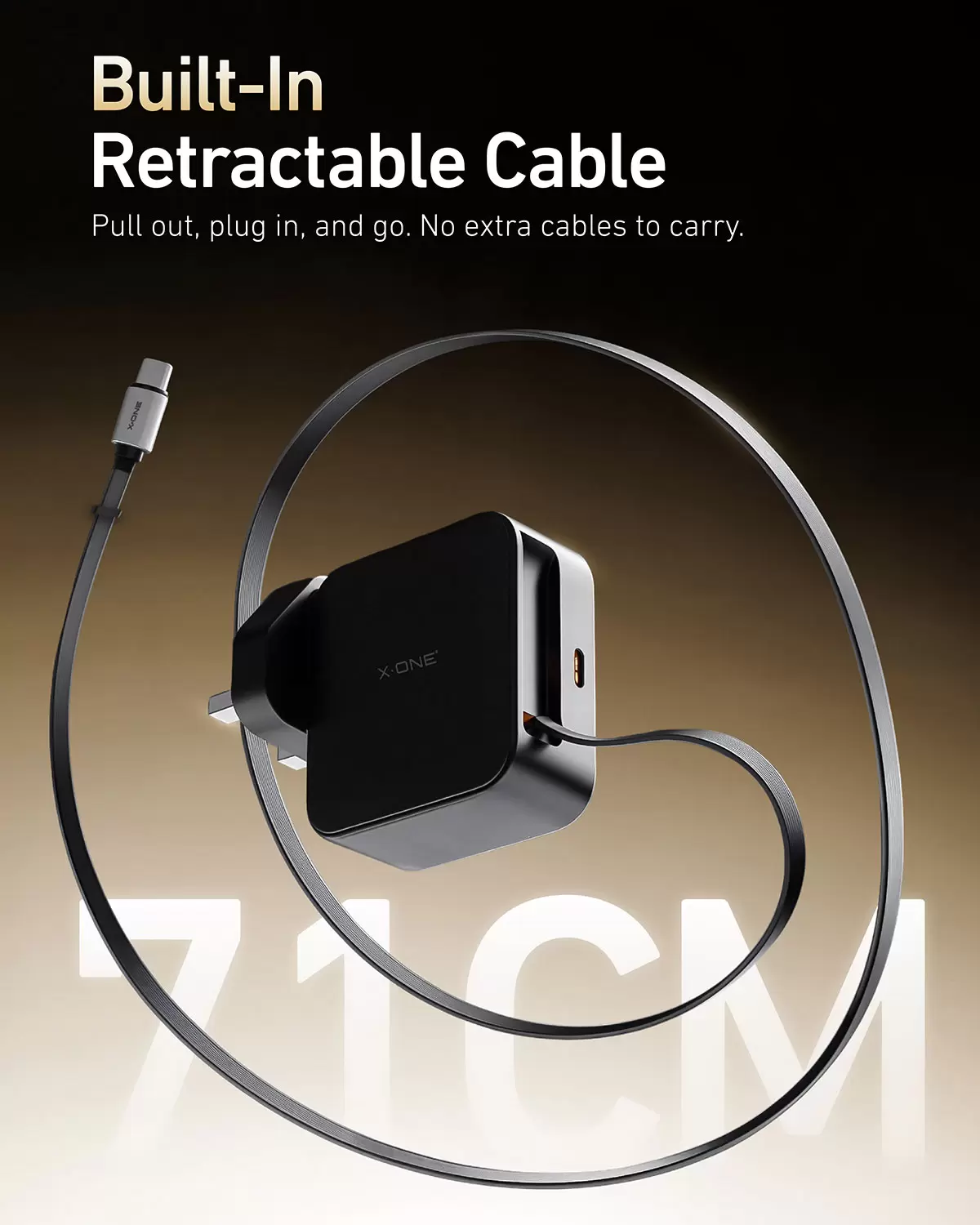 Charge Go r&eacute;tractable 65 W