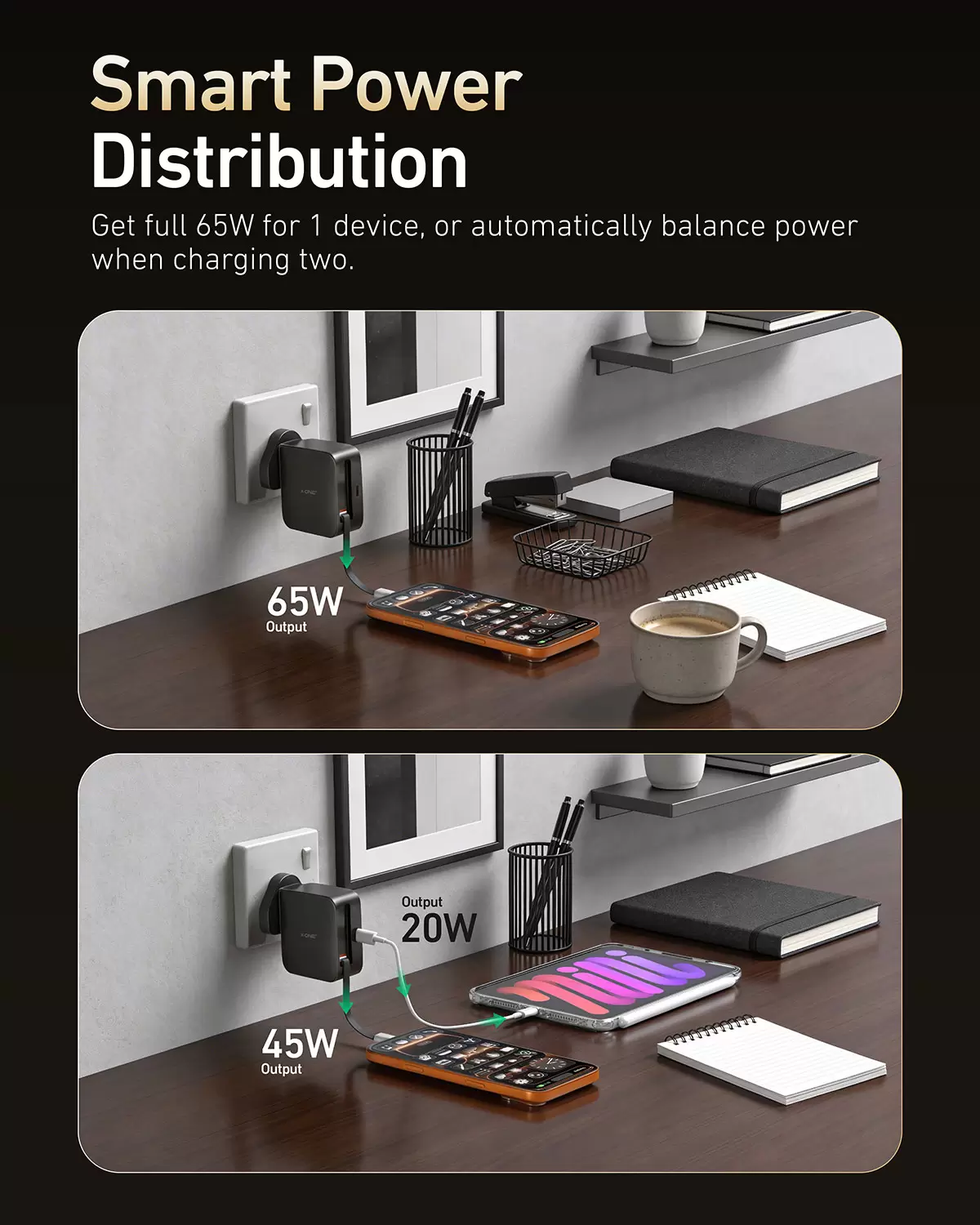 Charge Go r&eacute;tractable 65 W